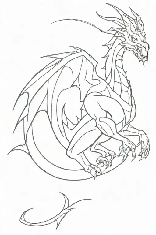 dragon Ikran from the movie Avatar legend tattoo design idea