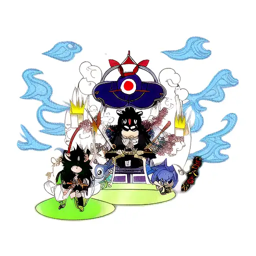 Raijin tattoo design idea