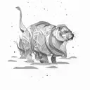 Noah's ark tattoo design idea