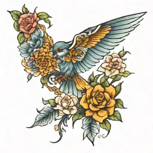 Hannah, Mollie & Erin Solstice tattoo design idea