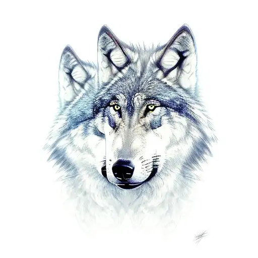 Wolf magic red indians dream Cather tattoo design idea