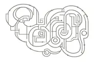 a labyrinth tattoo design idea