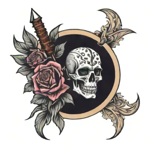 mace tattoo design idea