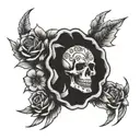 mace tattoo design idea