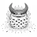 calcifer  tattoo design idea