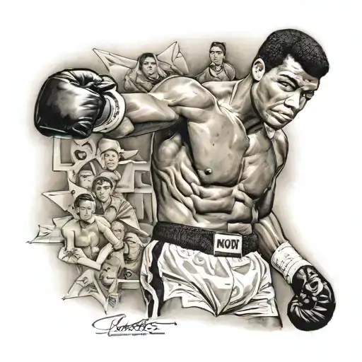 muhammad ali tattoo design idea