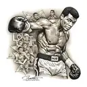 muhammad ali tattoo design idea