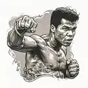 muhammad ali tattoo design idea