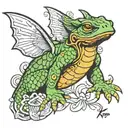 kappa tattoo design idea