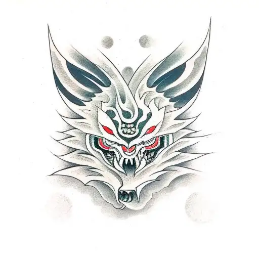 Skinwalker tattoo design idea