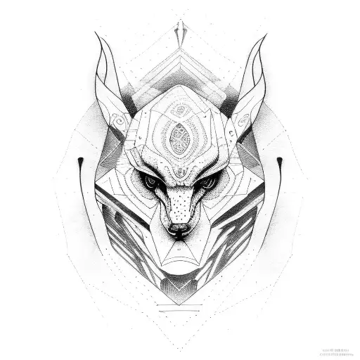 Skinwalker tattoo design idea