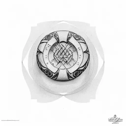 bagel tattoo design idea