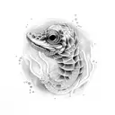 arm sleeve underwater tattoo design idea