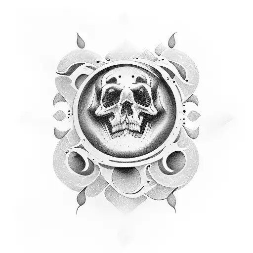 zariguella tocando un banjo tattoo design idea