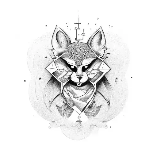 coquetel molotov com um coração  tattoo design idea