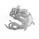 dragon, elder scrolls, durnehviir tattoo design idea