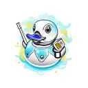 rubber duck tattoo design idea