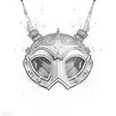 armour of god tattoo design idea