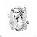 venus de milo tattoo design idea