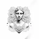 venus de milo tattoo design idea