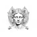 venus de milo tattoo design idea