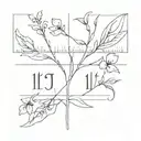 hebrews 11:1 tattoo design idea