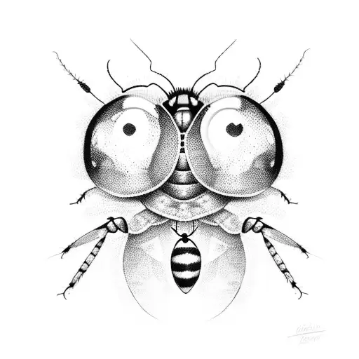 Ladybug tattoo design idea