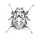 Ladybug tattoo design idea