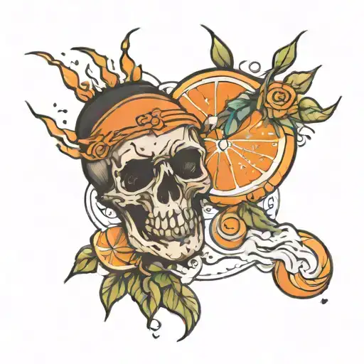 based on the song champagne coast by blood orange  tattoo design idea