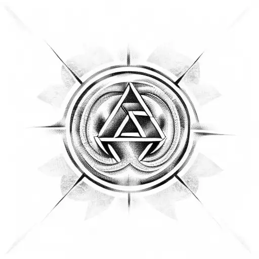 Valknut Symbol tattoo design idea