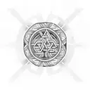 Valknut Symbol tattoo design idea