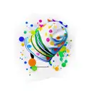 jester hat tattoo design idea