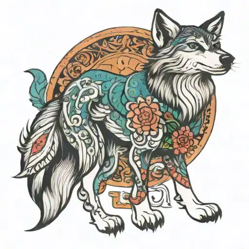 Are you Turkish Wolf? tattoo design idea