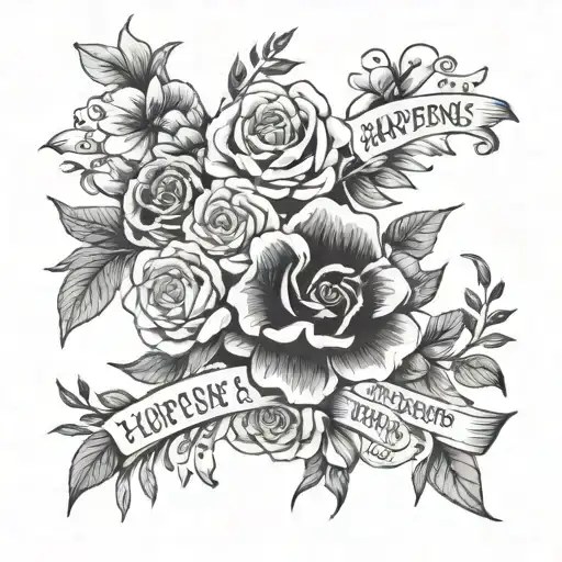 everything happens for a reason tattoo design idea