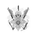 2nd Amendment tattoo design idea