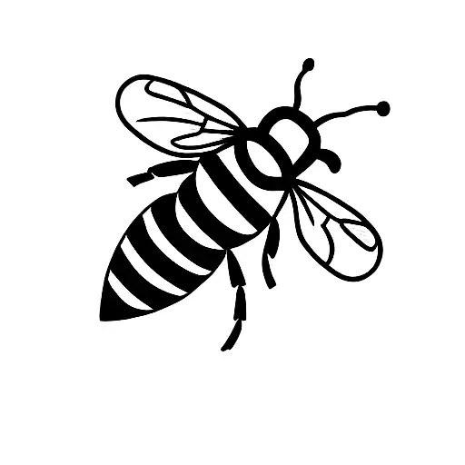 Manchester bee tattoo design idea