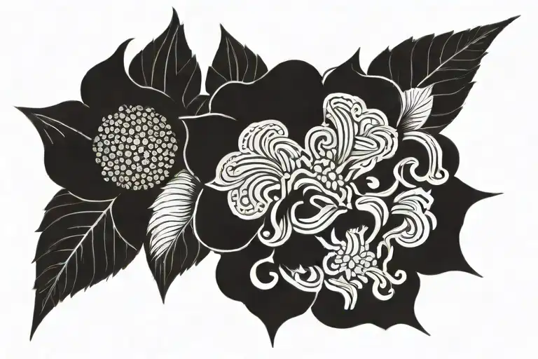 hardwork tattoo design idea
