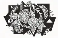 hardwork tattoo design idea