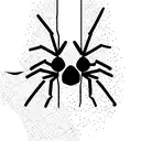 half face with spiders crawling over it tattoo design idea