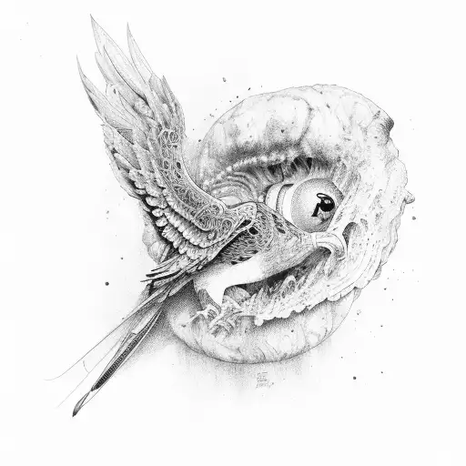 frase una vez en la vida con alas tattoo design idea