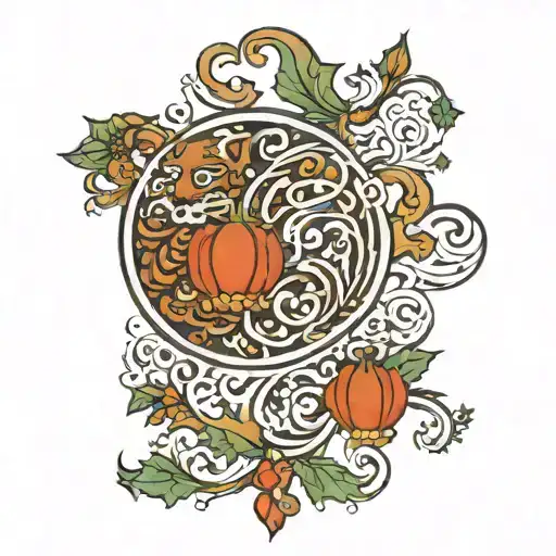 Persian date 8 4 2004 written tattoo design idea