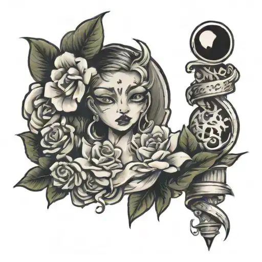 going through the struggle tattoo design idea