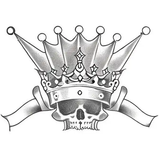 a bottle of Royal Crown Soda  tattoo design idea