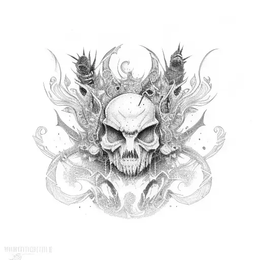 silloute suicide tattoo design idea