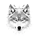 Wolf Alpha tattoo design idea