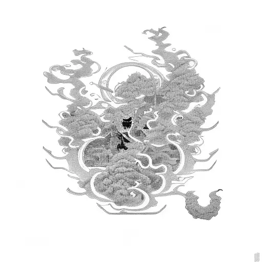 Senbonzakura Kageyoshi tattoo design idea