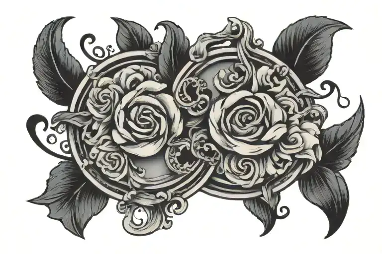 Mi Vida Loca and semicolon as signs of depression tattoo design idea