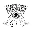 Two Dogs- dalmatian and border collie tattoo design idea