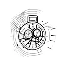 time heals all tattoo design idea