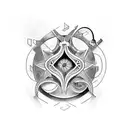 Life line tattoo design idea